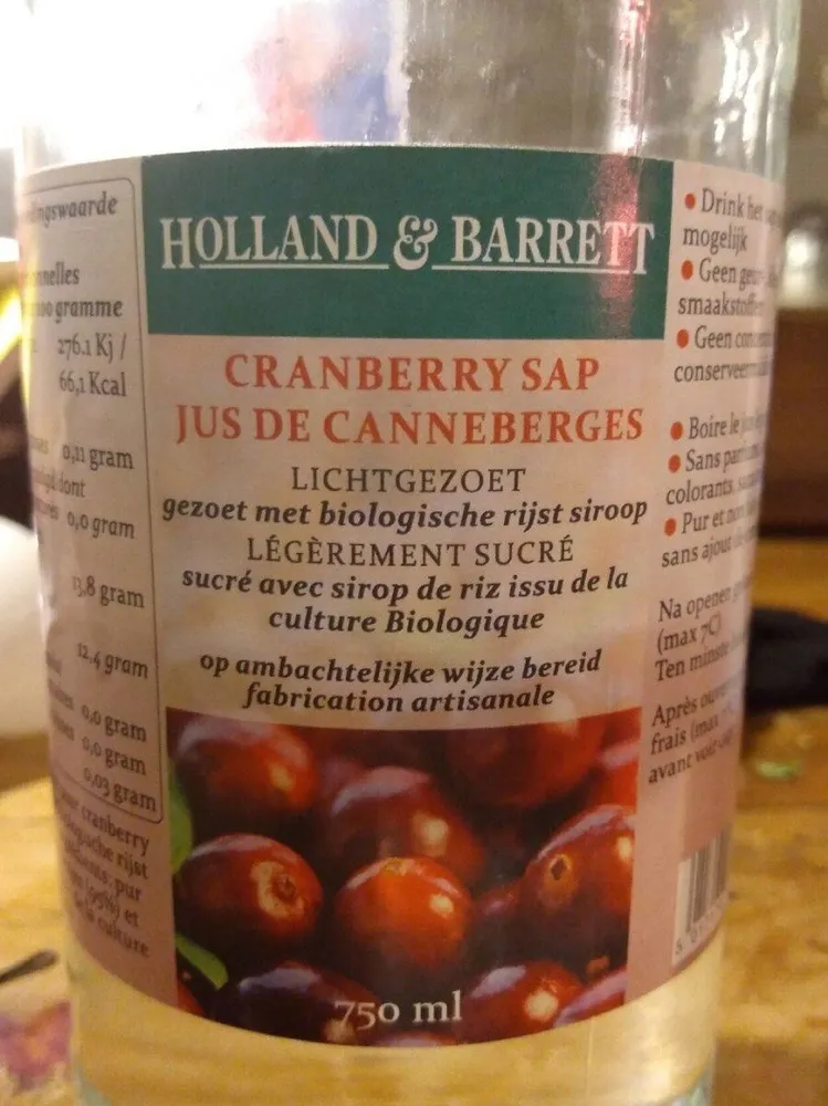 Jus cranberry