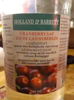 Jus cranberry