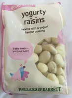 Yogurty raisins