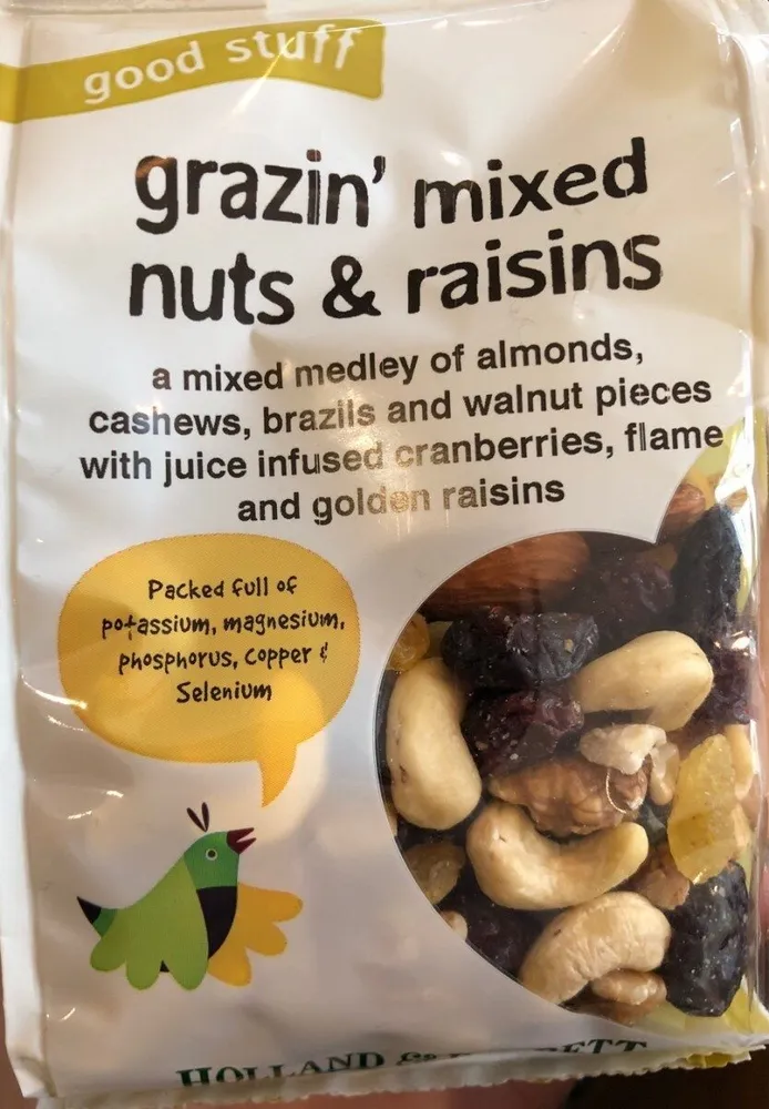 Grazin' mixed nuts & raisins