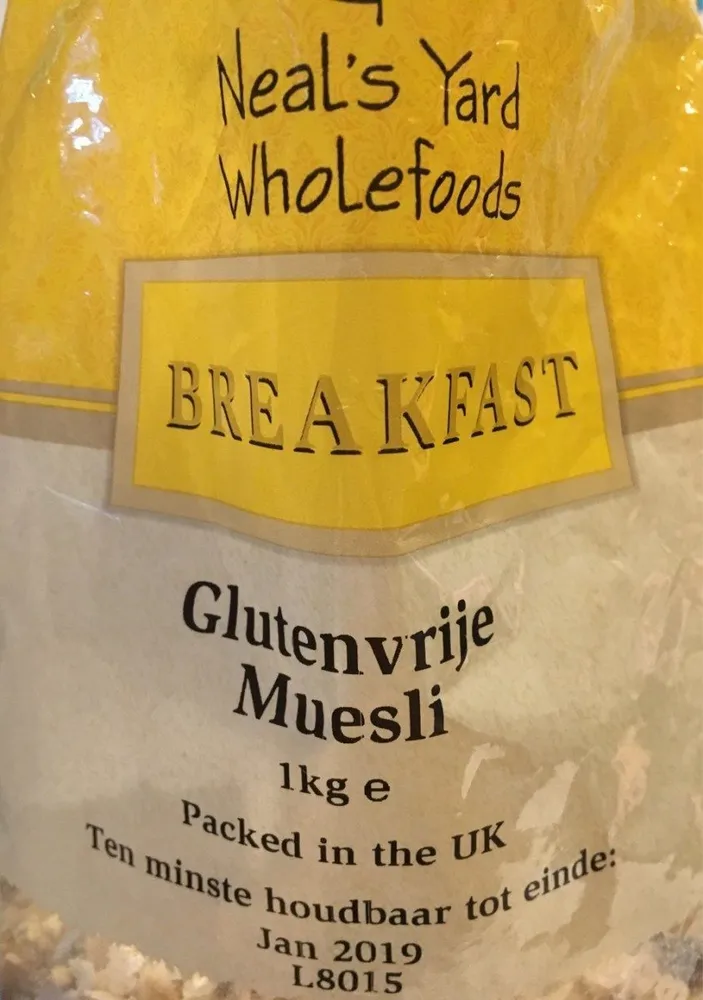 Glutenvrije Muesli