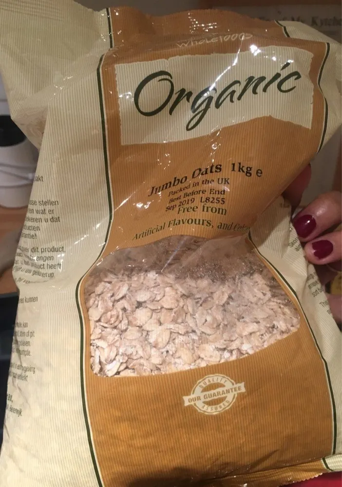 Organic jumbo oats