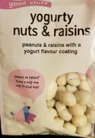 Yogurty nuts and raisins