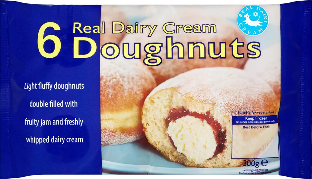 Country Style Cream Doughnuts