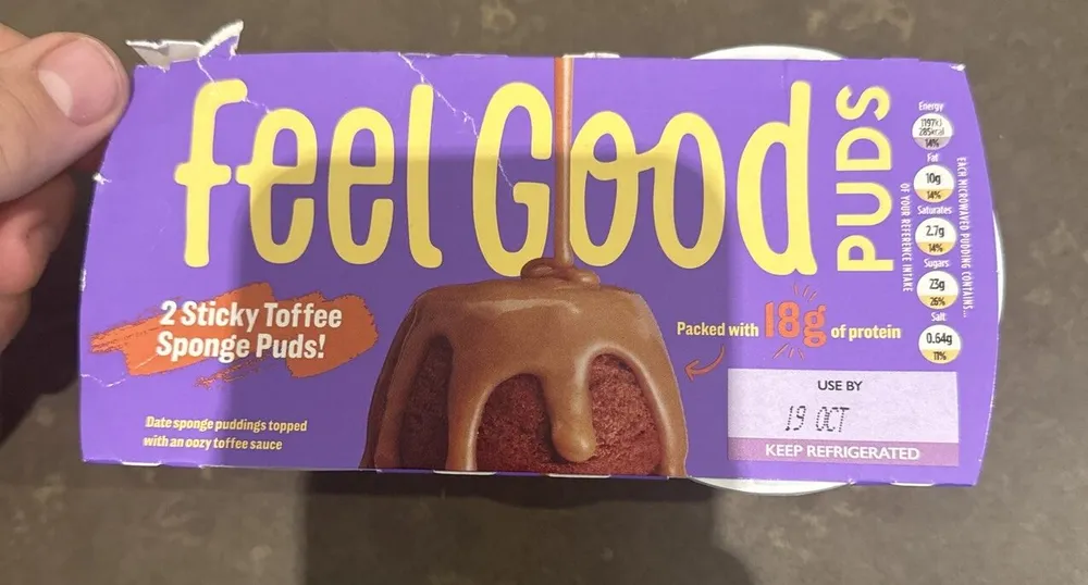 Feel Good sticky toffee Pudding