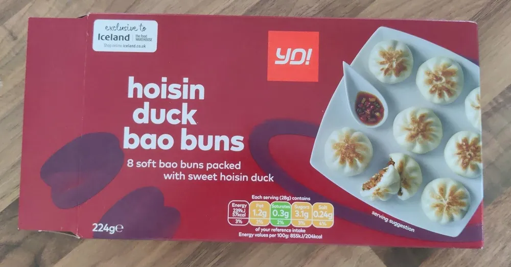 Hoisin duck BAO buns