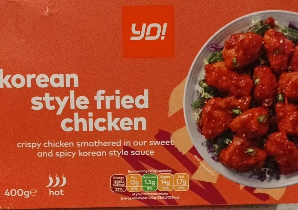 Korean style fried chicken