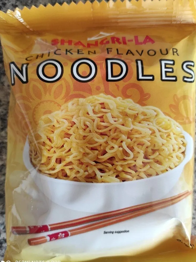Chicken flavour noodles
