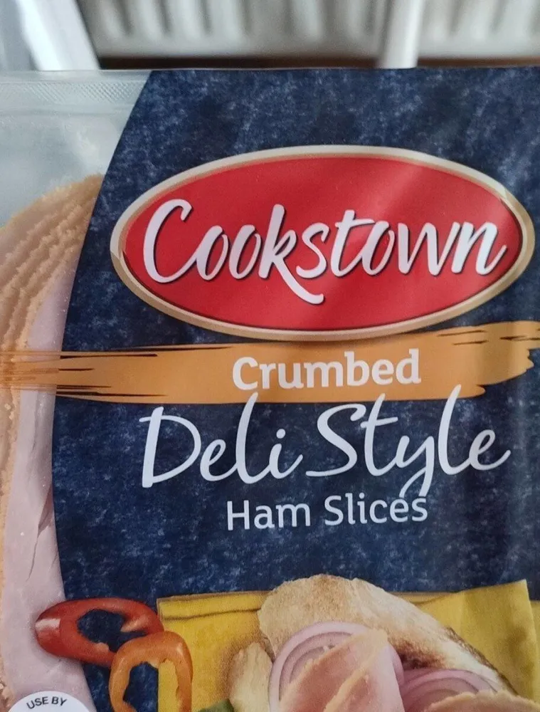Deli style oven baked ham slice