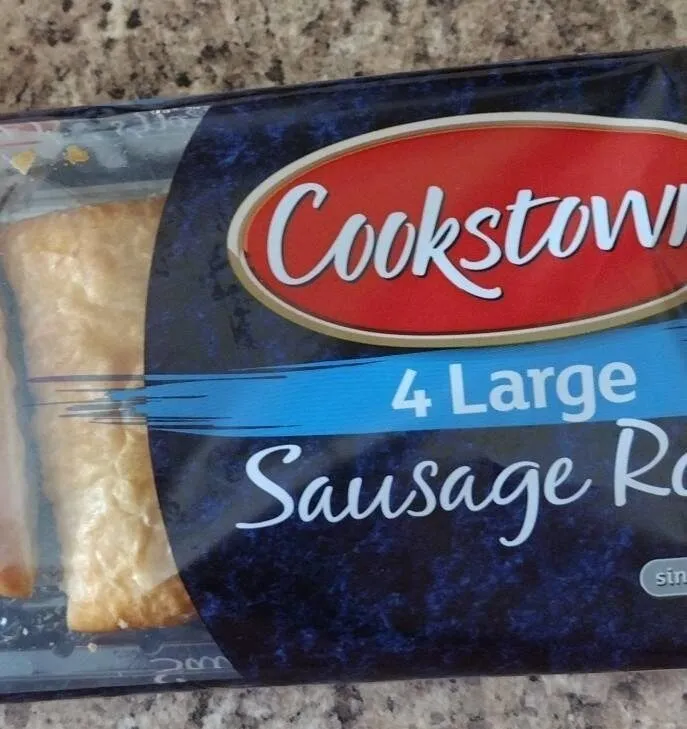 4 large sausage rolls