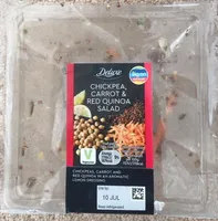 Chickpea Carrot & Red Quinoa Salad