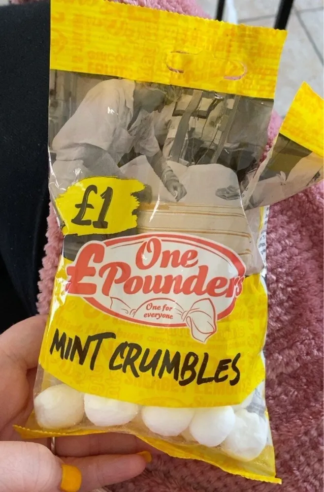 Mint crumbles