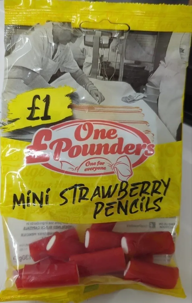Mini Strawberry Pencils