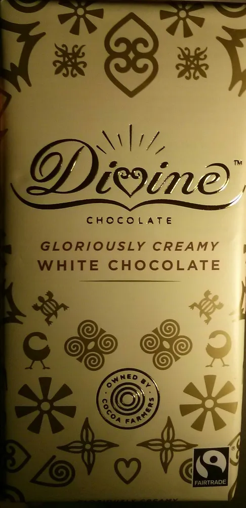 Gloriously creamy white chocolate