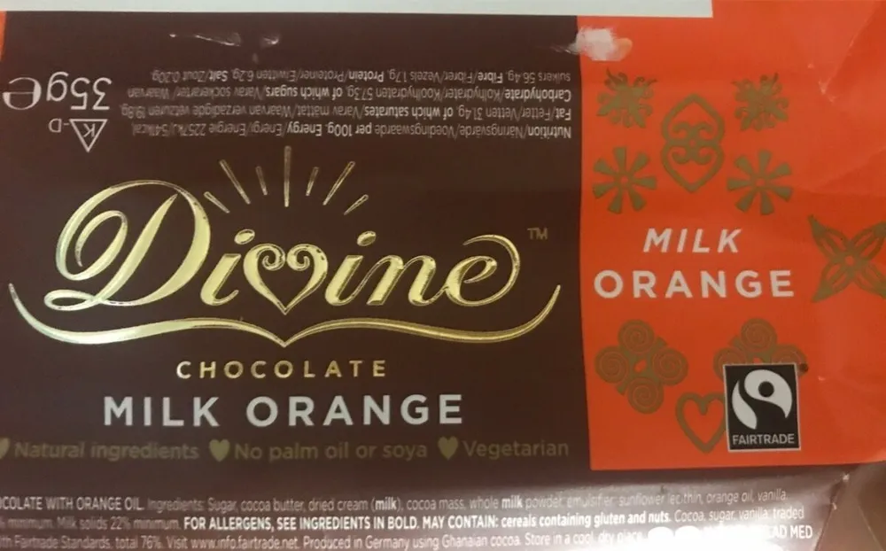 Chocolate milk orange