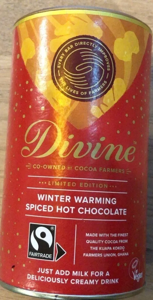 Winter warming spiced hot chocolate