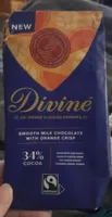 Smooth milk chocolate with orange crisp