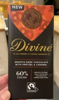 Smooth Dark Chocolate with Pretzel and caramel