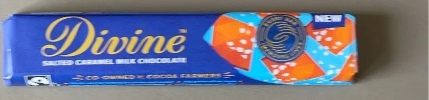 Divine saltes caramel milk chocolate