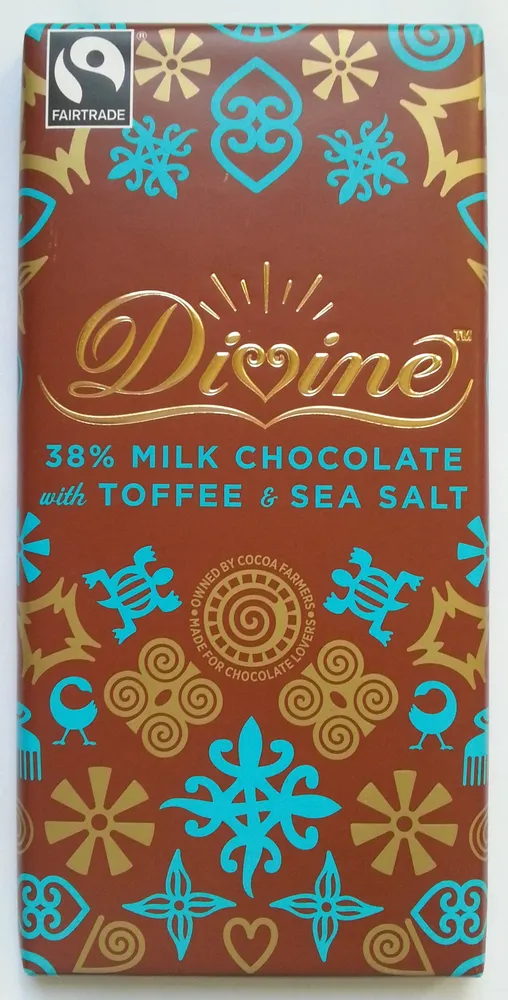 38% Milk Chocolate with Toffee & Sea Salt