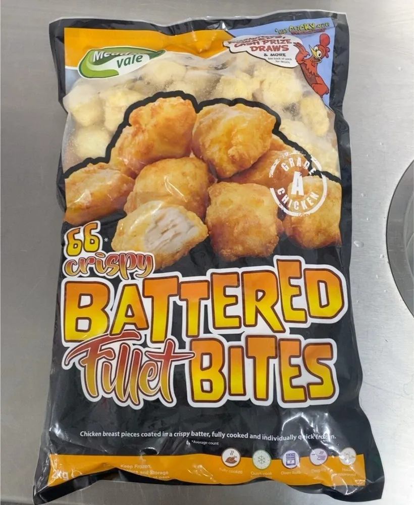 Crispy fillet bites