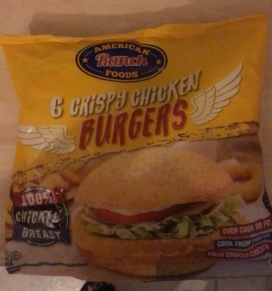 Crispy chicken burgers