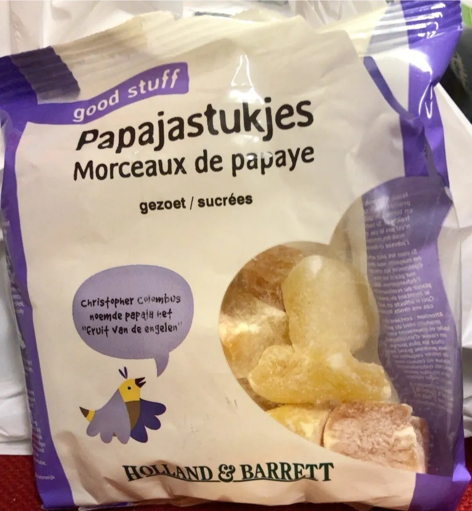Morceaux de papaye