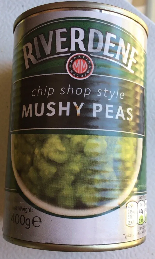 Chip shop style mushy peas