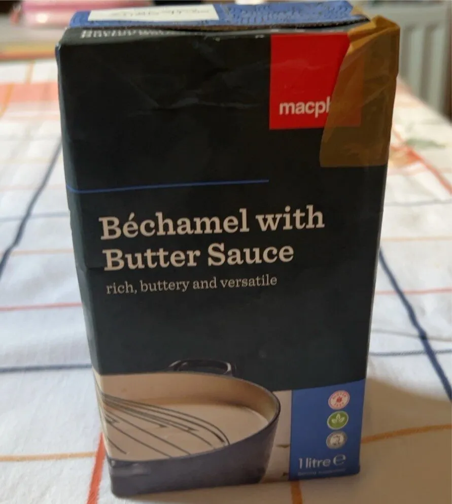 Béchamel with butter sauce