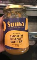 Organic Smooth Peanut Butter with added salt