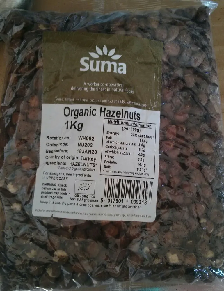 Organic Hazelnuts