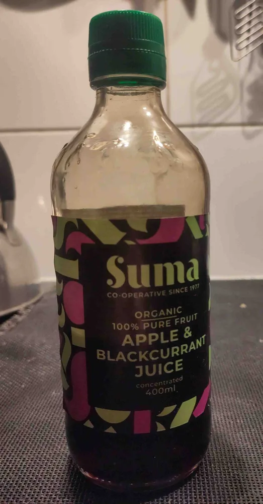 Apple and Blackcurrent Juice - concentrated