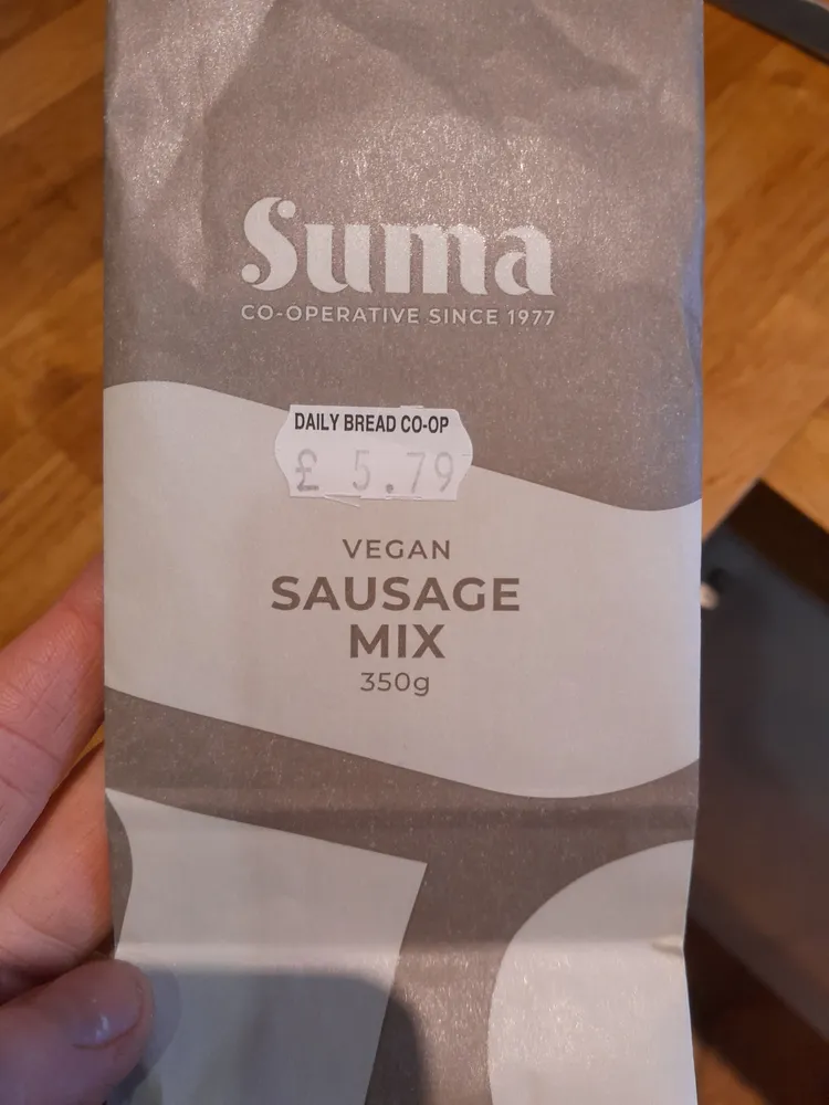 vegan sausage mix