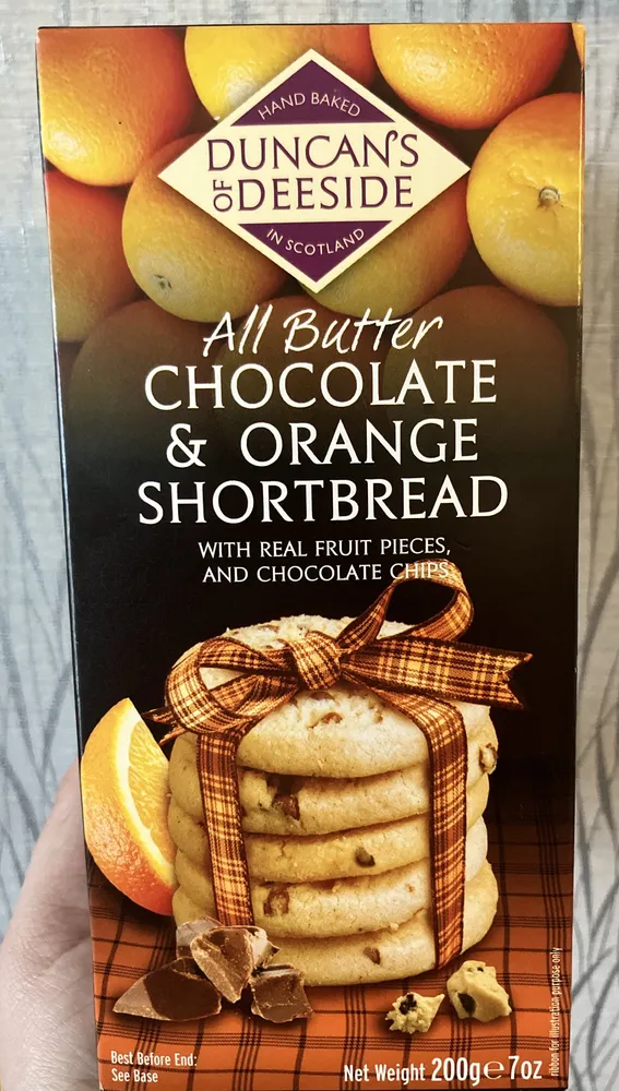 Chocolate and Orange Shortbread