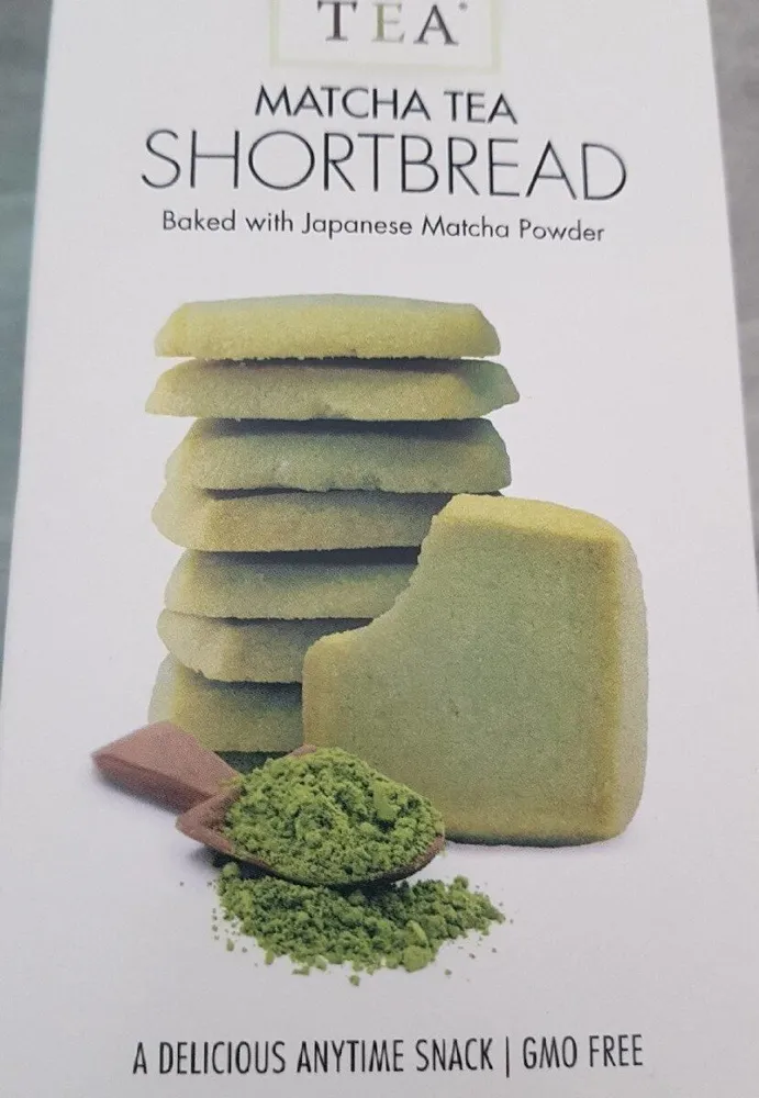 Matcha tea shortbread