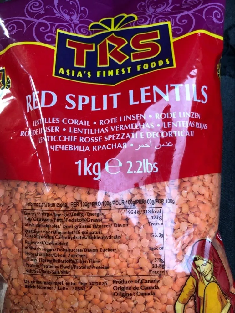 T.R.S. Lentilles Corail 1Kg