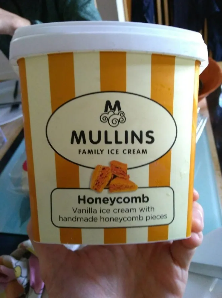 Honeycomb ice cream