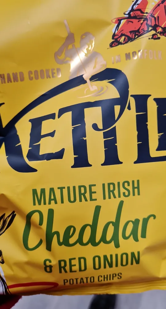 kettle cheddar and red onion