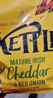 kettle cheddar and red onion