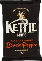 Sea salt with crushed black pepper