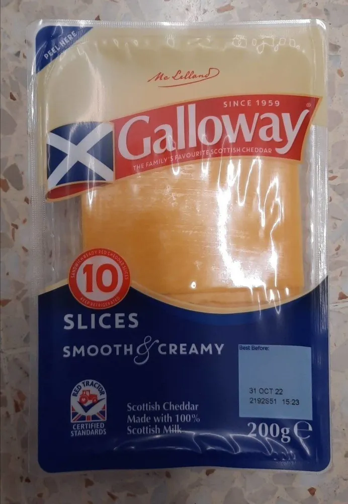 Smooth and creamy Scottish cheddar