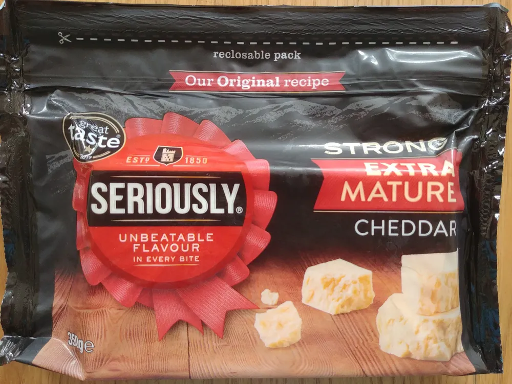 Mclellands Seriously Strong Cheddar White 350G