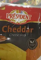 Cheddar cheese slices