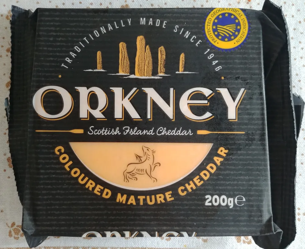Orkney Scottish Island Cheddar