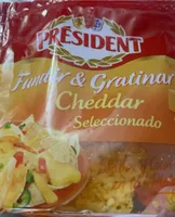 Queso cheddar rallado