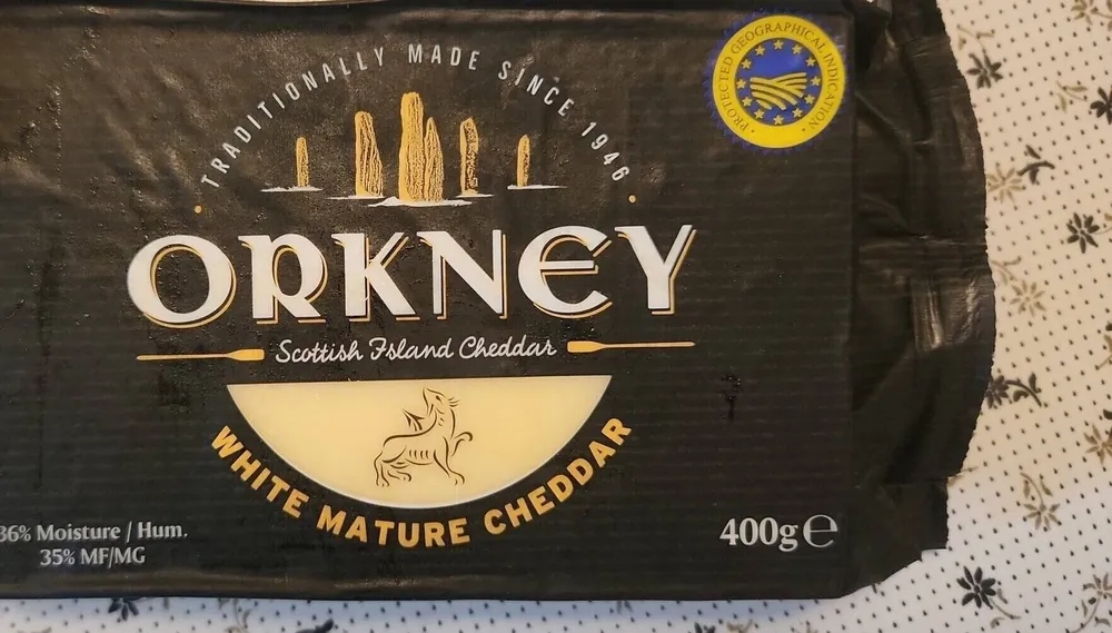 Orkney White Mature Scottish Island Cheddar