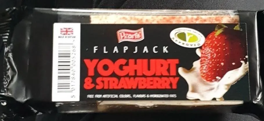 Yoghurt and Strawberry flapjack