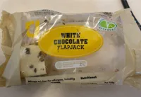 White chocolate flapjack