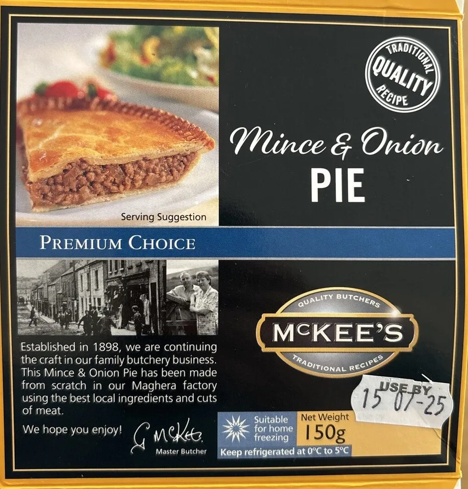 Mince & Onion Pie