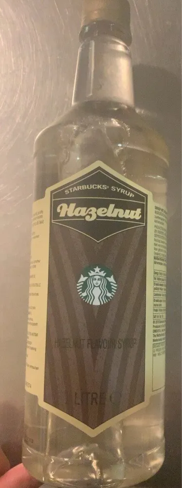 Hazelnut syrup